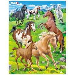 Larsen Legpuzzel Dieren - Paarden, 65st.