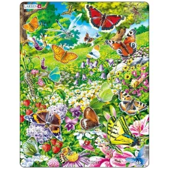 Larsen Legpuzzel Dieren - Vlinders, 42st.