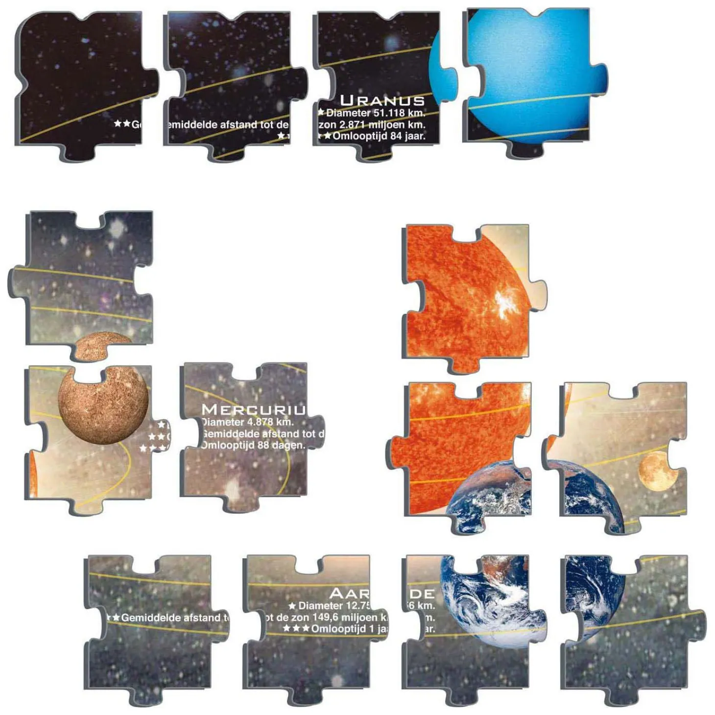 Larsen Legpuzzel Het Zonnestelsel, 70st.