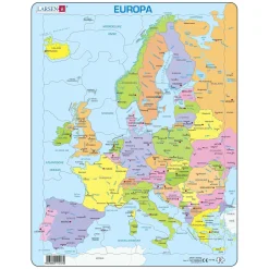 Larsen Legpuzzel Kaart Europa, 37st.