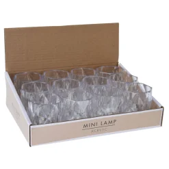 Led Theelicht Transparant, 12st.