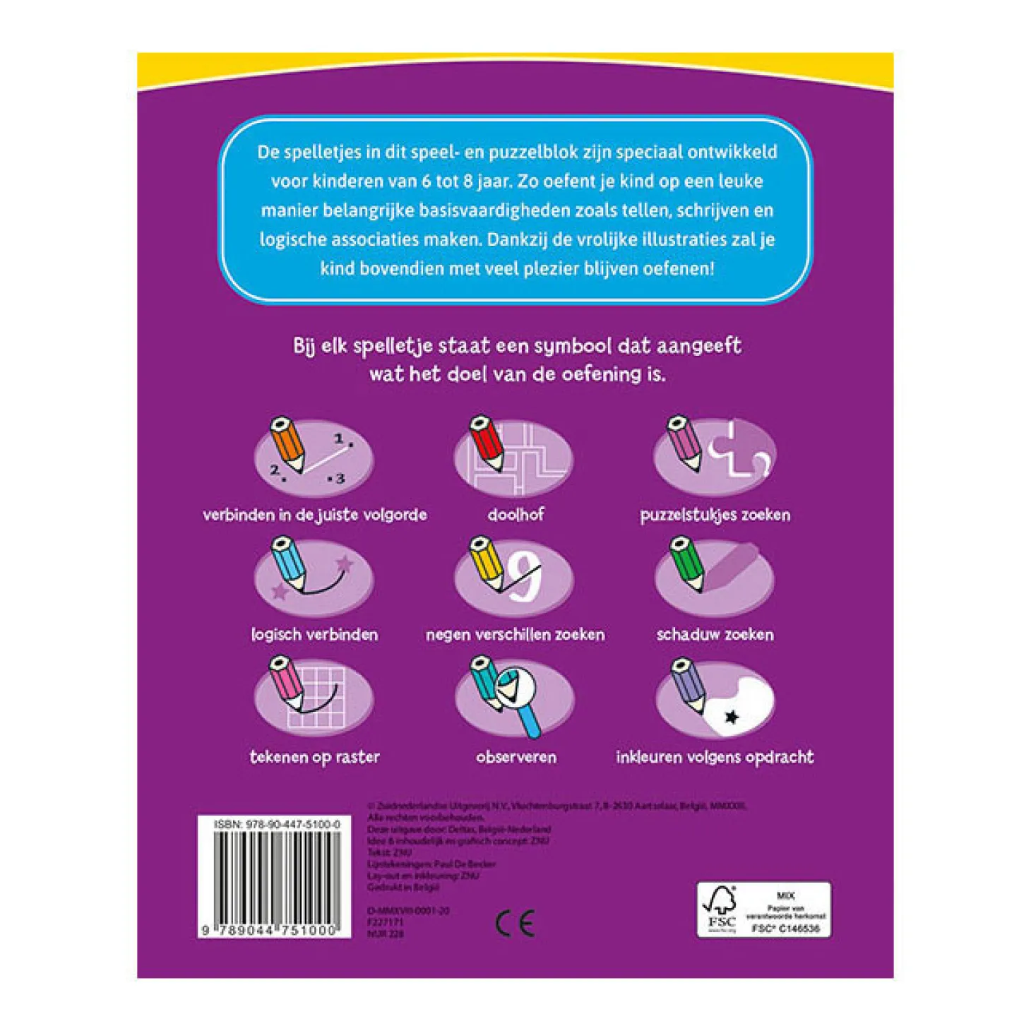 Leerrijk Spelletjesblok (6-8 j.)