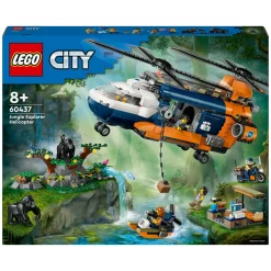 LEGO City 60437 Jungleonderzoekers: Helikopter Bij De Basis