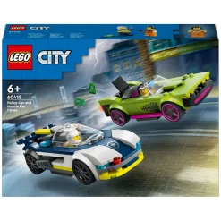 LEGO City 60415 Politiewagen en Snelle Autoachtervolging