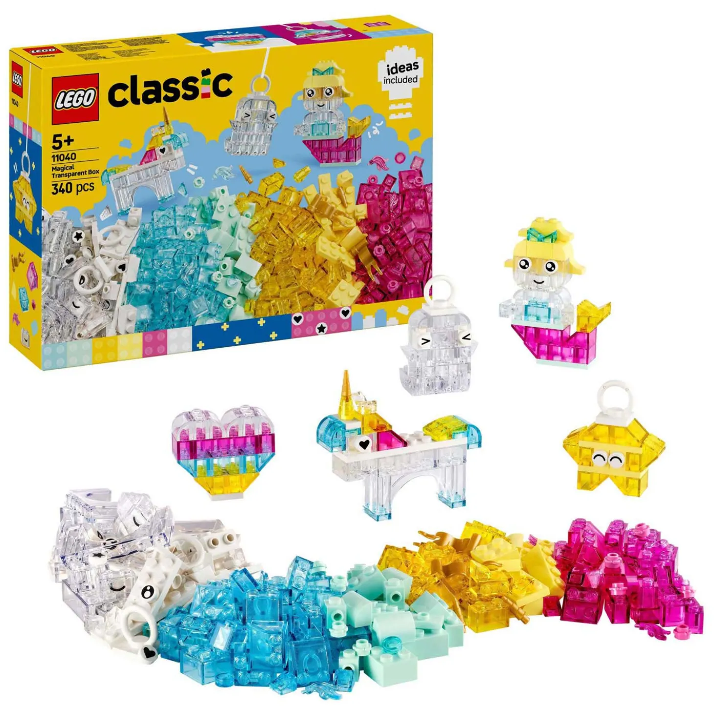 LEGO Classic 11040 Magische Transparante Doos