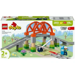 LEGO DUPLO Town 10426 Treinbrug en Rails Uitbreidingsset