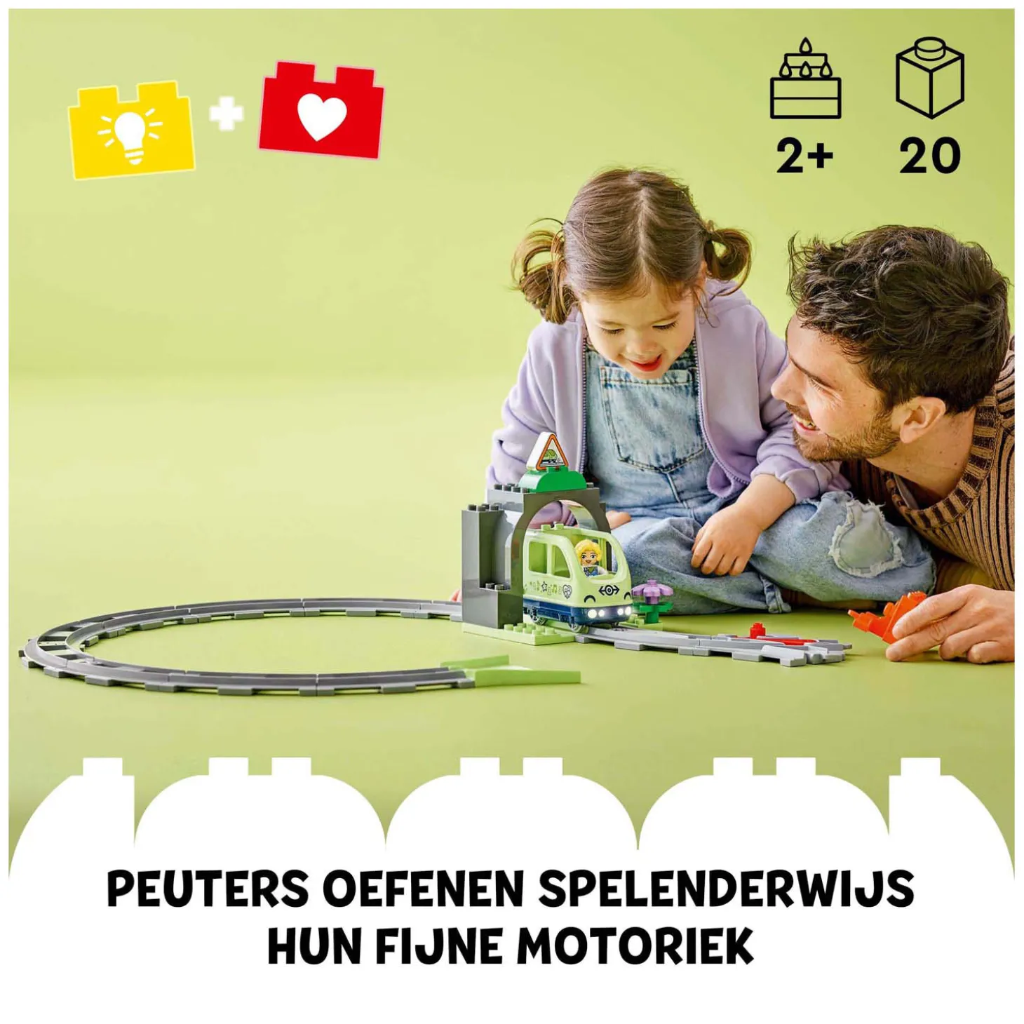 LEGO DUPLO Town 10425 Treintunnel en Rails Uitbreidingsset