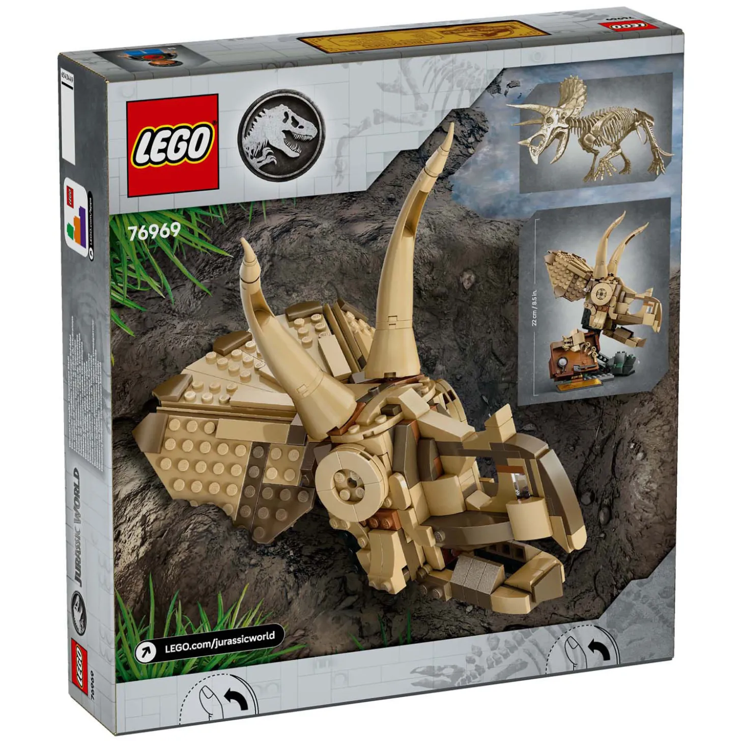 LEGO Jurassic World 76969 Dinosaurusfossielen: Triceratops Schedel