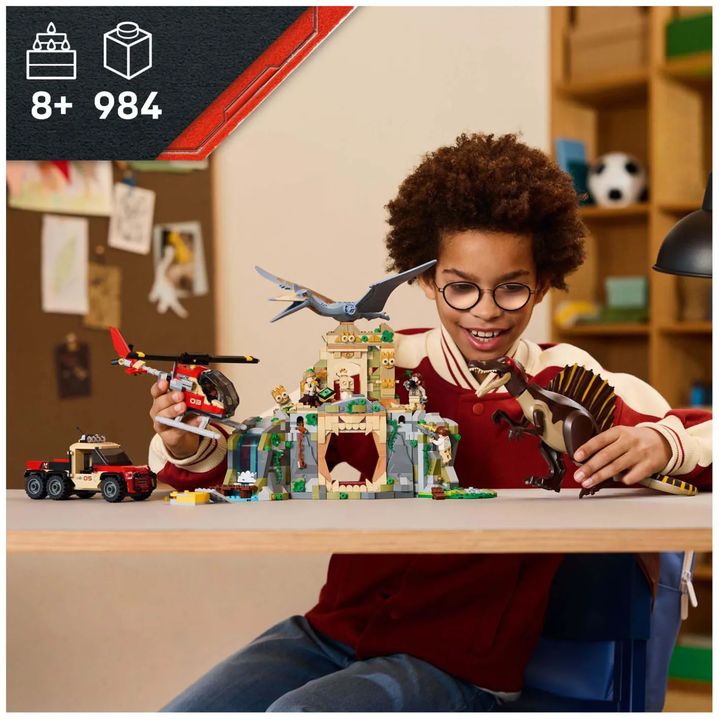 LEGO Jurassic World 76976 Spinosaurus en Quetzalcoatlus luchtmissie