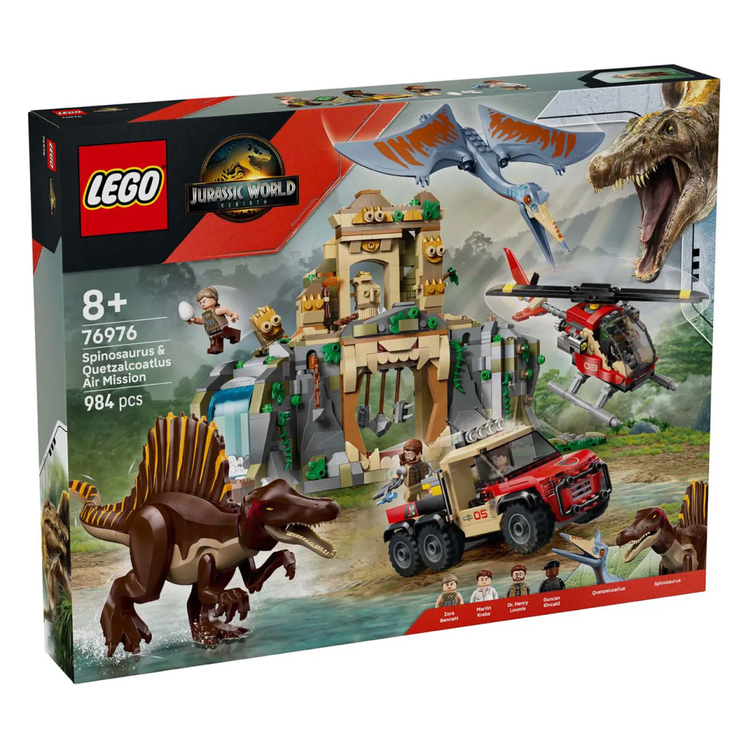 LEGO Jurassic World 76976 Spinosaurus en Quetzalcoatlus luchtmissie