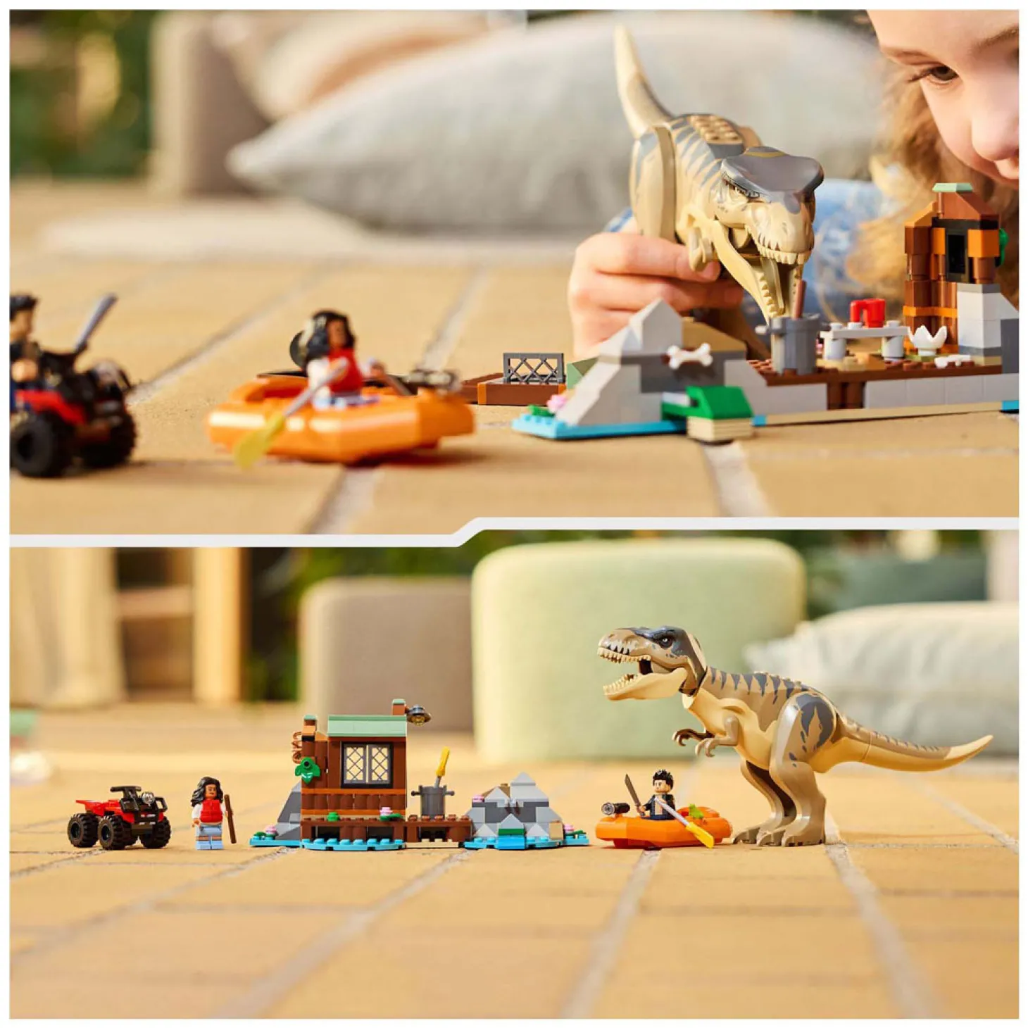 LEGO Jurassic World 76975 T. rex Rivierontsnapping