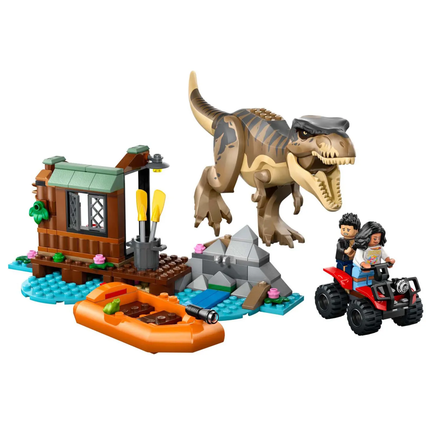 LEGO Jurassic World 76975 T. rex Rivierontsnapping