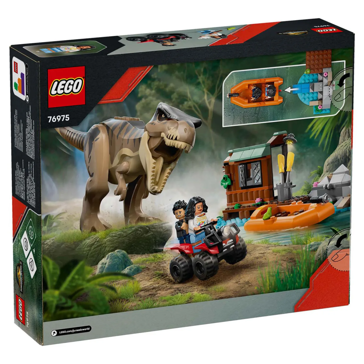 LEGO Jurassic World 76975 T. rex Rivierontsnapping