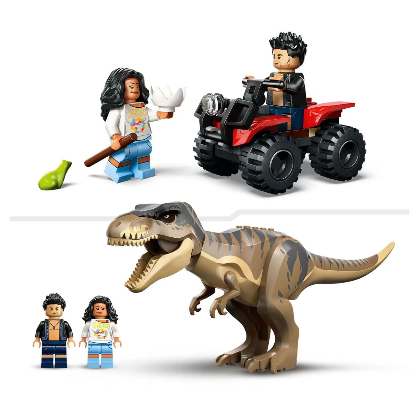 LEGO Jurassic World 76975 T. rex Rivierontsnapping