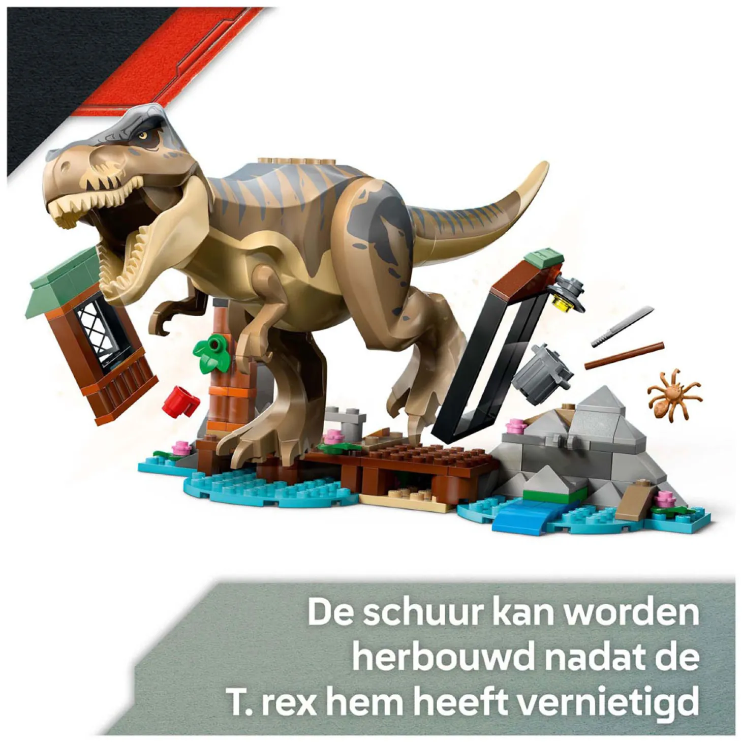 LEGO Jurassic World 76975 T. rex Rivierontsnapping
