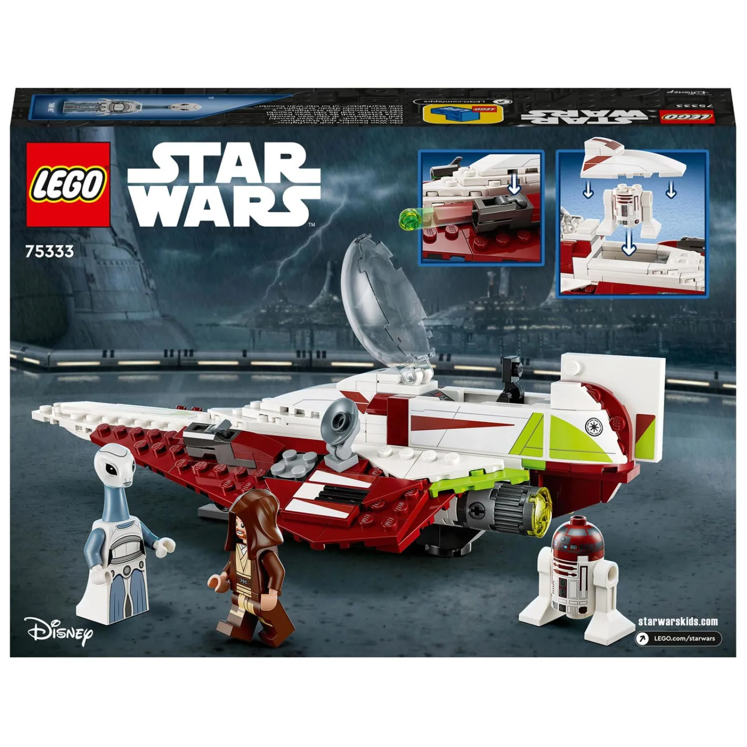 LEGO Star Wars 75333 De Jedi Starfighter Obi-Wan Kenobi
