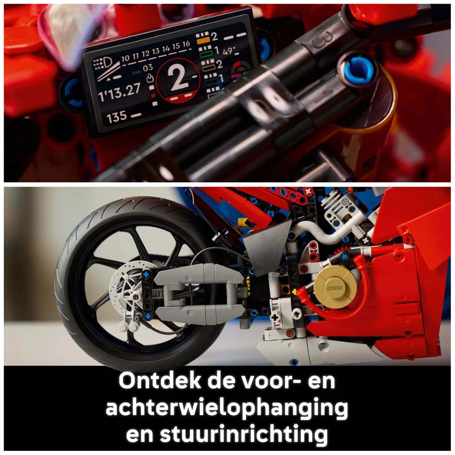 LEGO Technic 42202 Ducati Panigale V4 S Motor