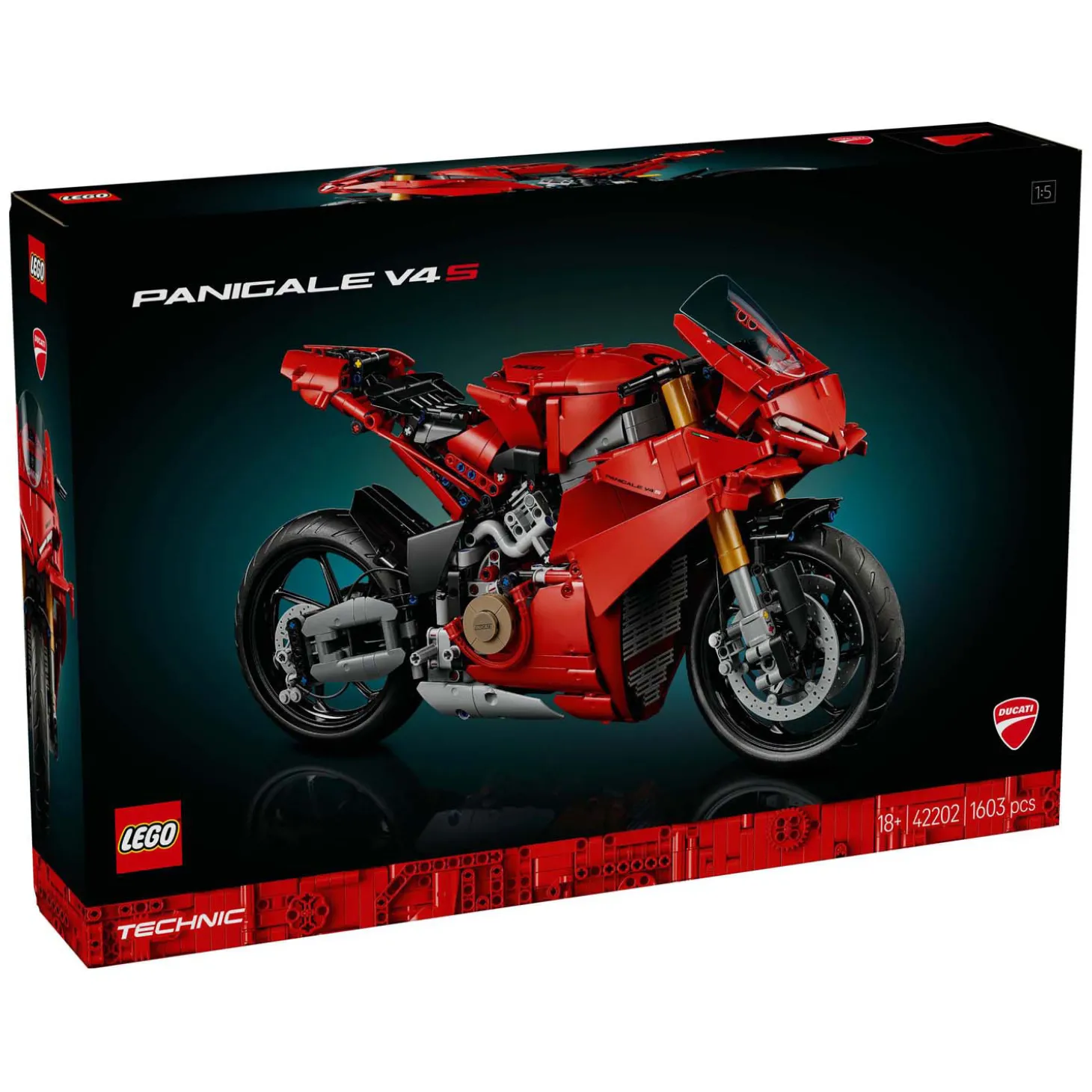 LEGO Technic 42202 Ducati Panigale V4 S Motor