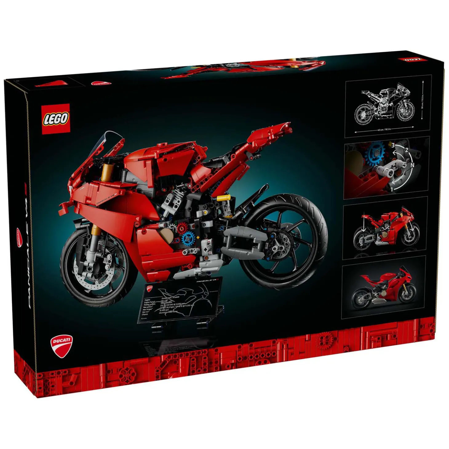 LEGO Technic 42202 Ducati Panigale V4 S Motor