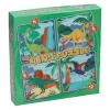 Legpuzzel 4in1 - Dino, 12st.