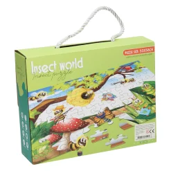 Legpuzzel Insecten Wereld, 63st.