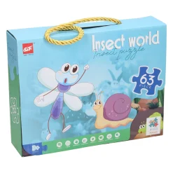 Legpuzzel Insecten Wereld, 63st.