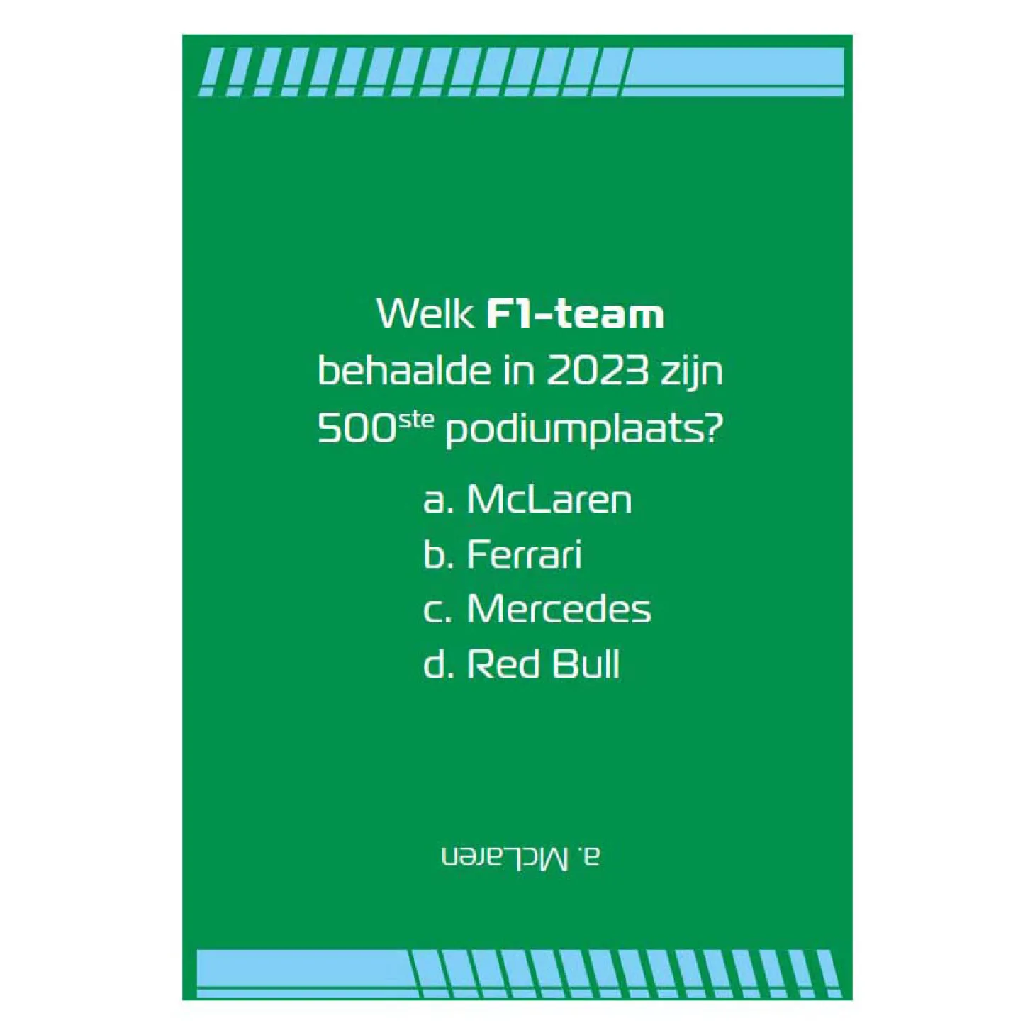 Let's Quiz! - Formule 1