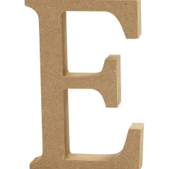 Letter E MDF 13cm, 1st.