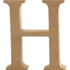 Letter H MDF 13cm, 1st.