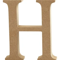 Letter H MDF 13cm, 1st.