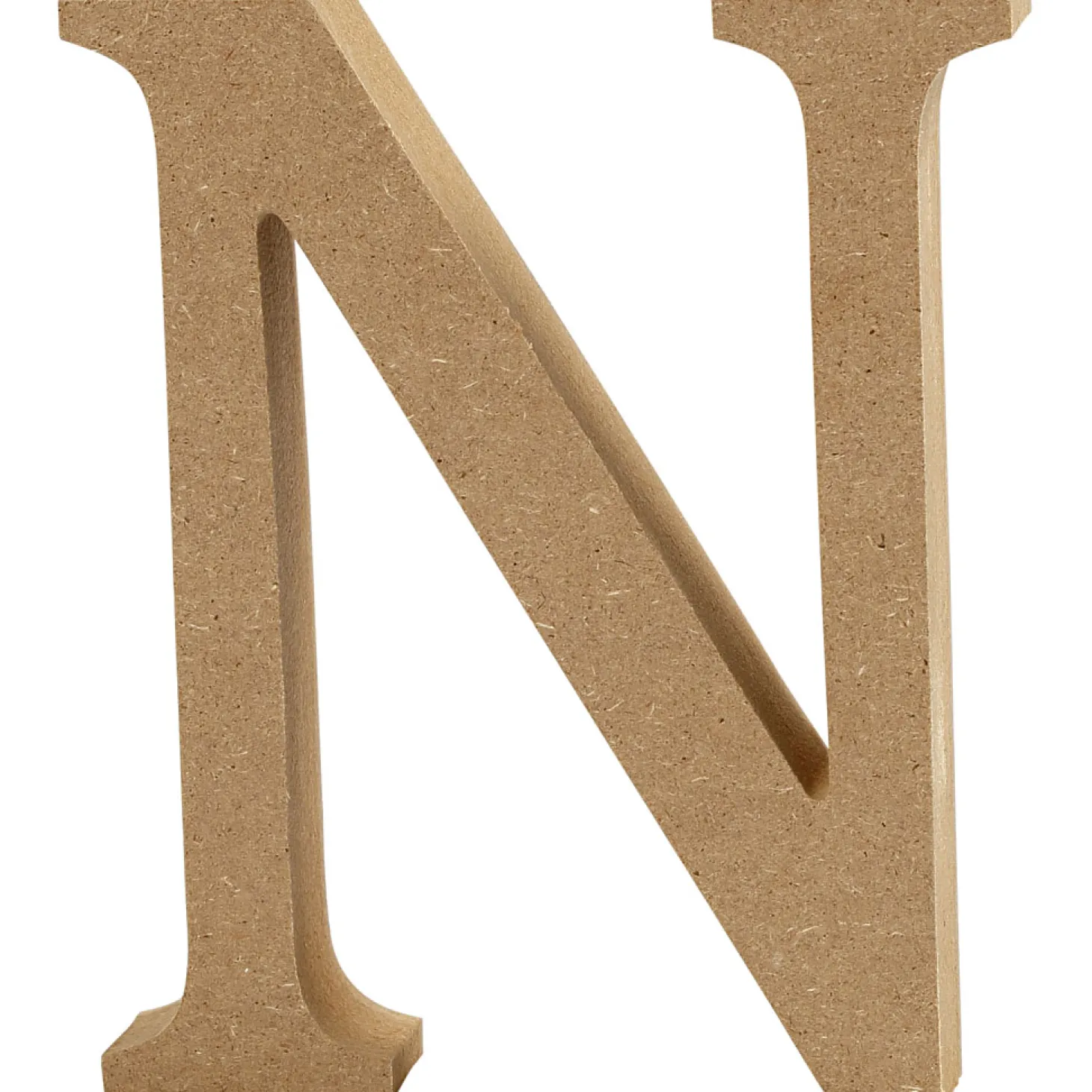 Letter N MDF 13cm, 1st.