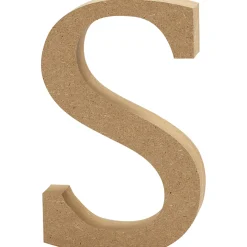 Letter S MDF 8cm, 1st.