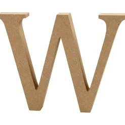 Letter W MDF 13cm, 1st.
