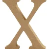 Letter X MDF 13cm, 1st.