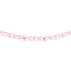 Letterguirlande - Hoera een Meisje