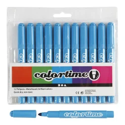 Lichtblauwe Jumbo Stiften, 12st.