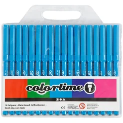 Lichtblauwe Stiften, 18st.