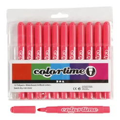 Lichtroze Jumbo Stiften, 12st.