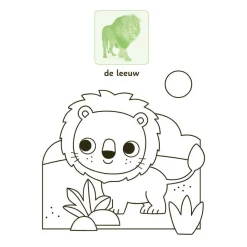 Lieve Dieren Kleur- en Stickerboek - 3-5 Jaar