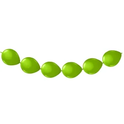 Limegroene Knoopballonnen, 8st.