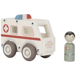 Little Dutch Houten Ambulance met Poppetje FSC