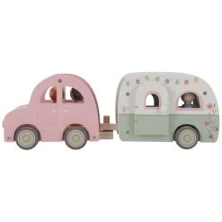 Little Dutch Houten Auto met Caravan Speelset FSC