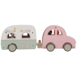 Little Dutch Houten Auto met Caravan Speelset FSC