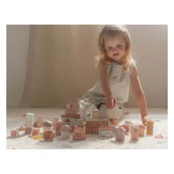 Little Dutch Houten Bouwblokken Fairy Garden FSC, 50dlg.