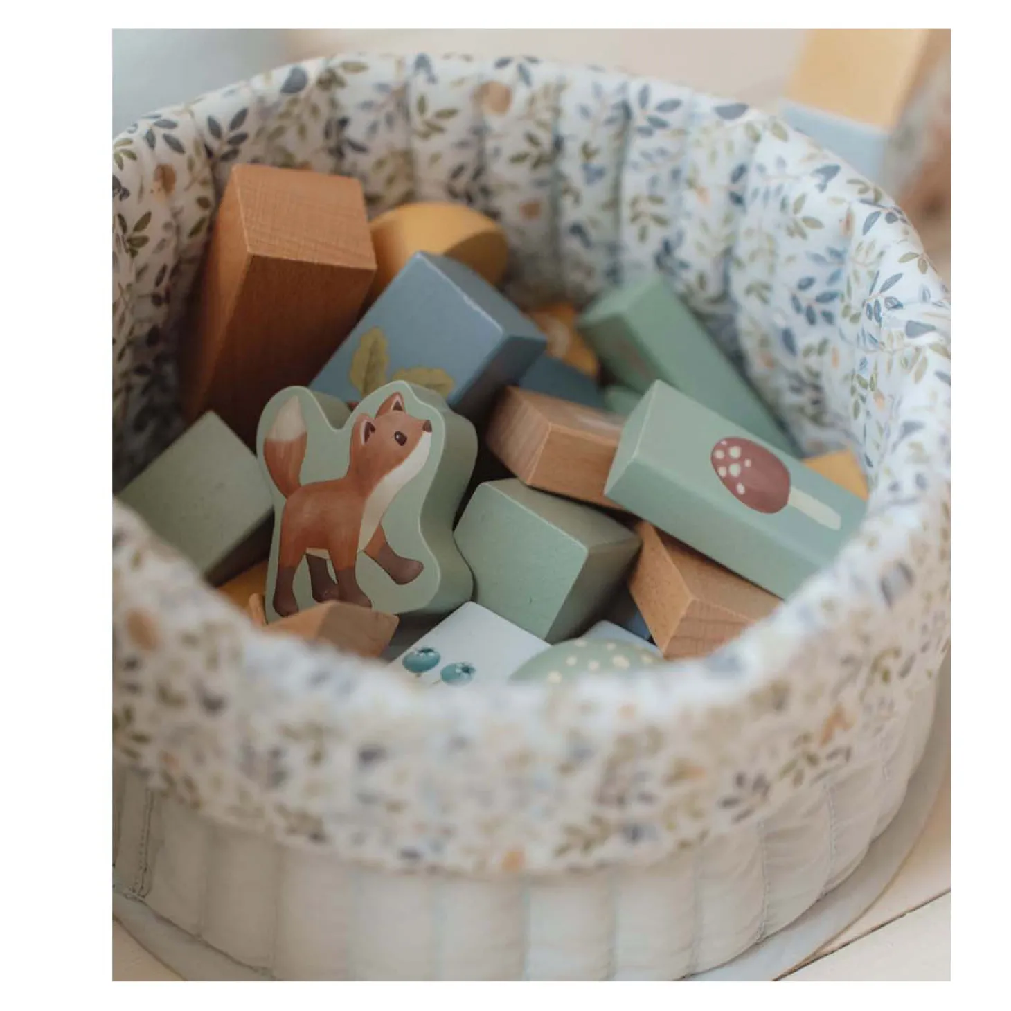 Little Dutch Houten Bouwblokken Forest Friends FSC, 50dlg.