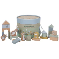Little Dutch Houten Bouwblokken Blauw in Emmer, 50dlg.