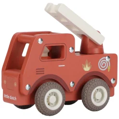 Little Dutch Houten Brandweerwagen met Poppetje FSC
