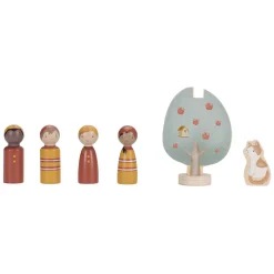 Little Dutch Houten Brandweerwagenset met Poppetje FSC