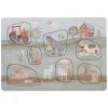 Little Dutch Houten Geluiden Noppenpuzzel Little Farm FSC, 7st.