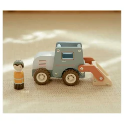 Little Dutch Houten Graafmachine met Poppetje FSC